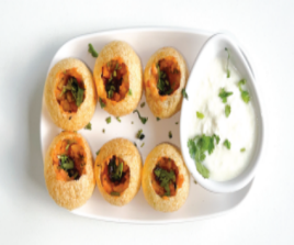 CH02 Dahi Potato Poori (6 Pieces)